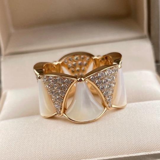 MOP PINK GOLD DREAM RING