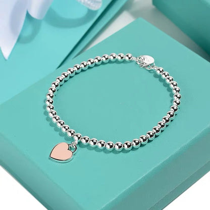 MINI HEART BRACELET SILVER