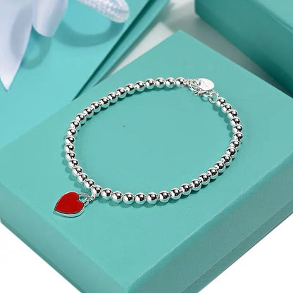 MINI HEART BRACELET SILVER