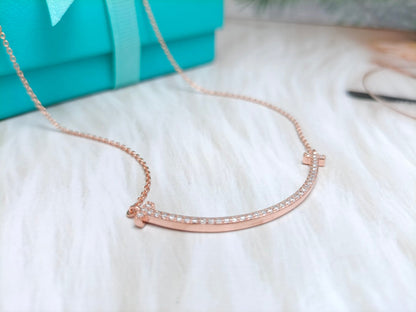 BIG SMILE PEDANT DIAMOND NECKLACE