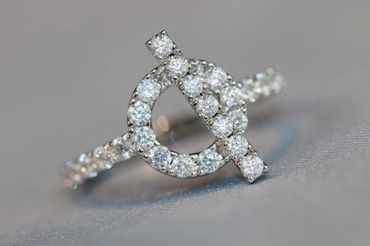 ECHAPPEE SILVER DIAMOND RING