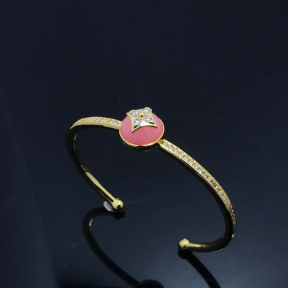 STAR OEPN BANGLE DIAMOND BRACELET