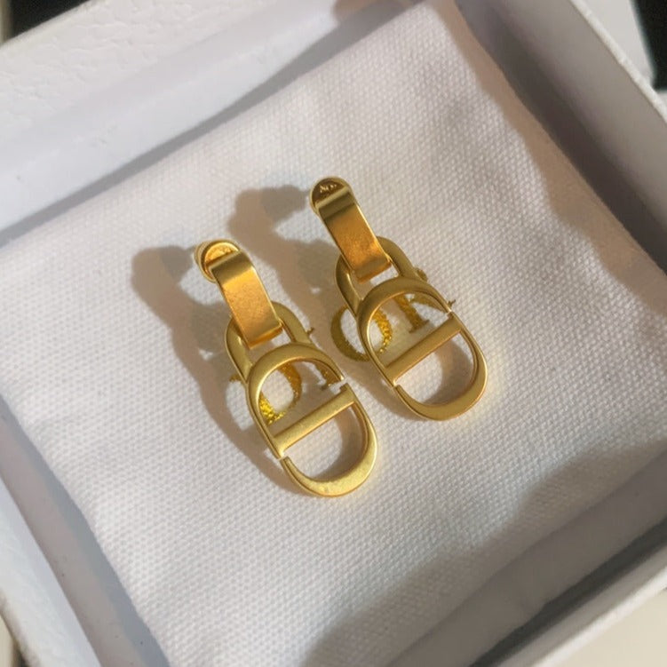 CD EARRINGS GOLD