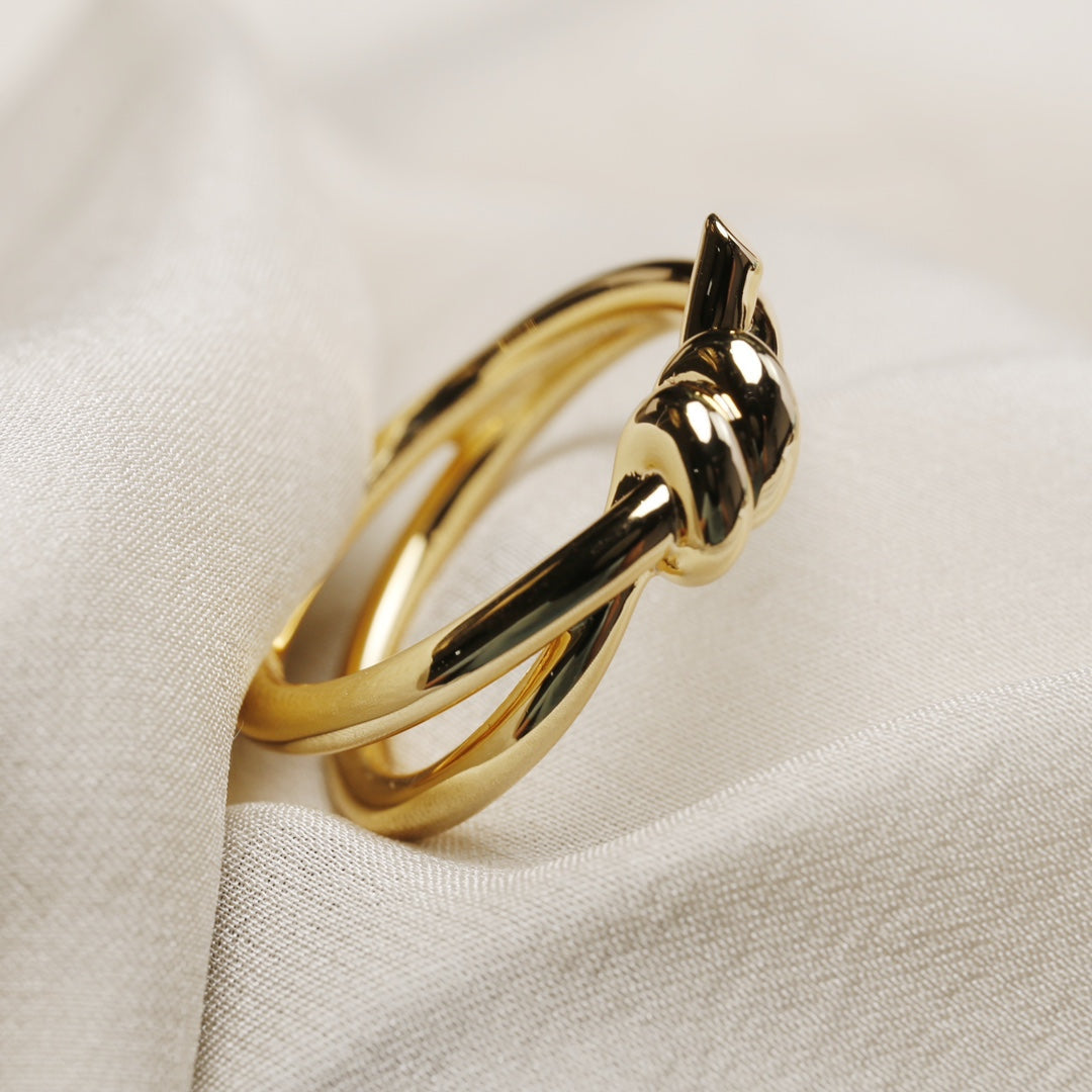 KNOT RING GOLD