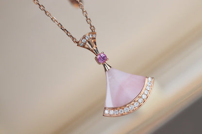 DREAM NECKLACE PINK MOP DIAMOND