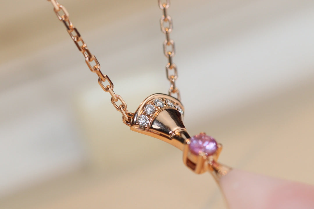 DREAM NECKLACE PINK MOP DIAMOND