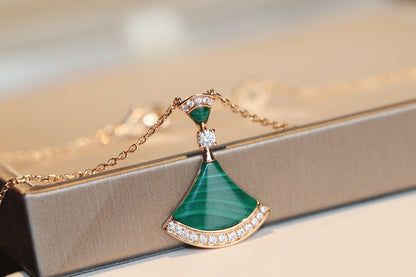 DREAM NECKLACE MALACHITE DIAMOND