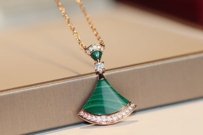 DREAM NECKLACE MALACHITE DIAMOND