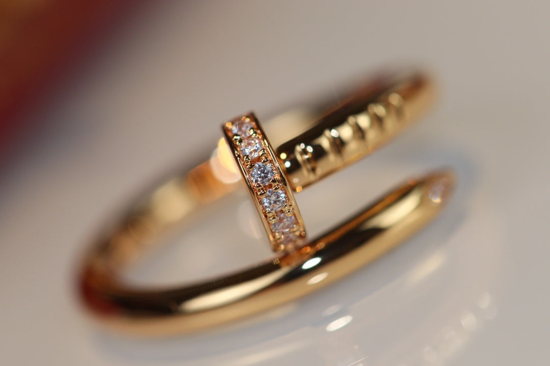 JUSTE RING 2.65MM GOLD DIAMOND