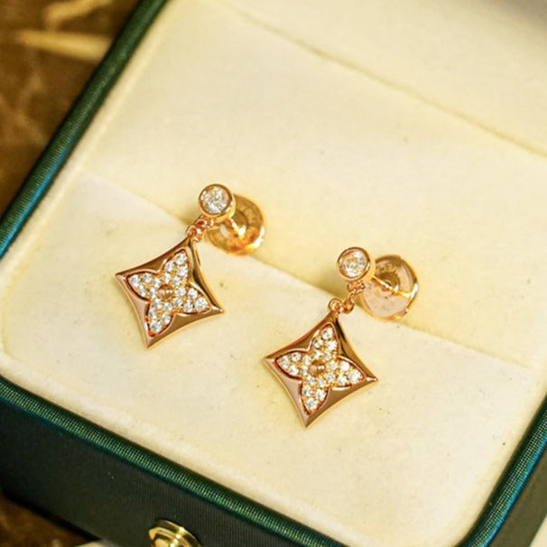 STAR DIAMONDS EARRINGS GOLD