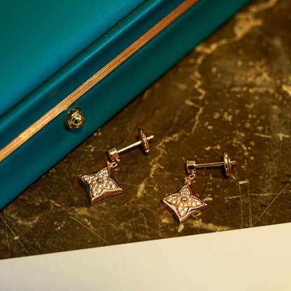 STAR DIAMONDS EARRINGS GOLD