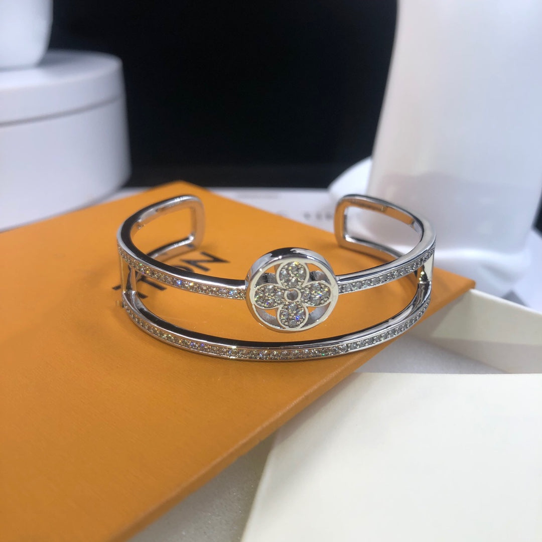 BLOSSOM TWO-ROW BRACELET DIAMOND