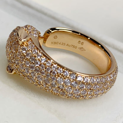 PANTHERE PINK GOLD DIAMOND RING