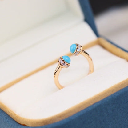 POSSEISION TURQUOISE DIAMOND RING