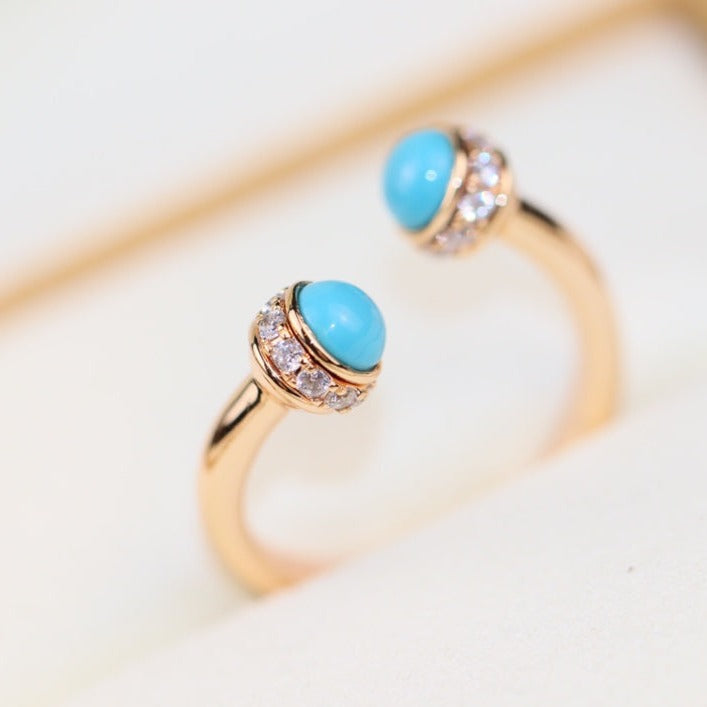 POSSEISION TURQUOISE DIAMOND RING