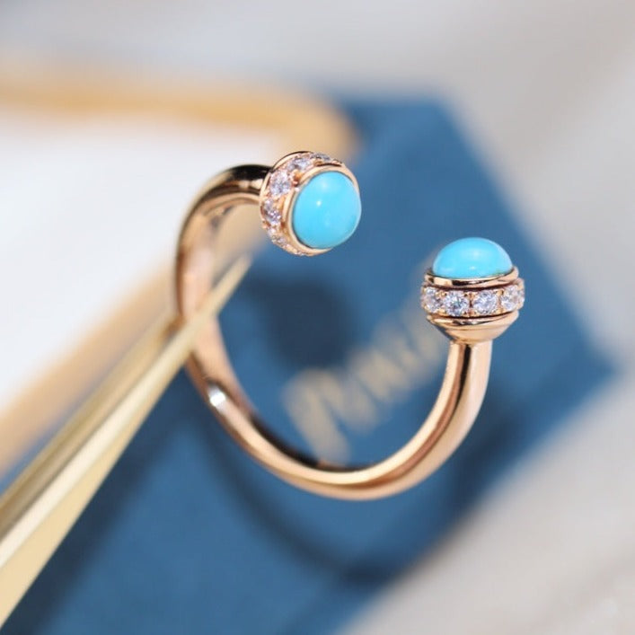 POSSEISION TURQUOISE DIAMOND RING