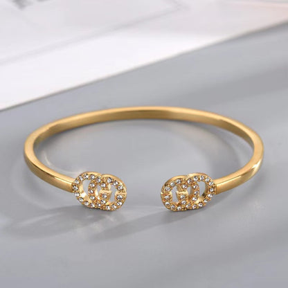 GG OPEN BRACELET DIAMOND