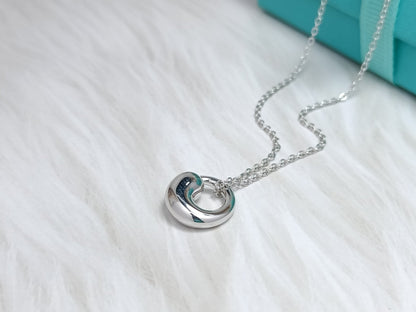 SNAIL PEDANT SILVER NECKLACE