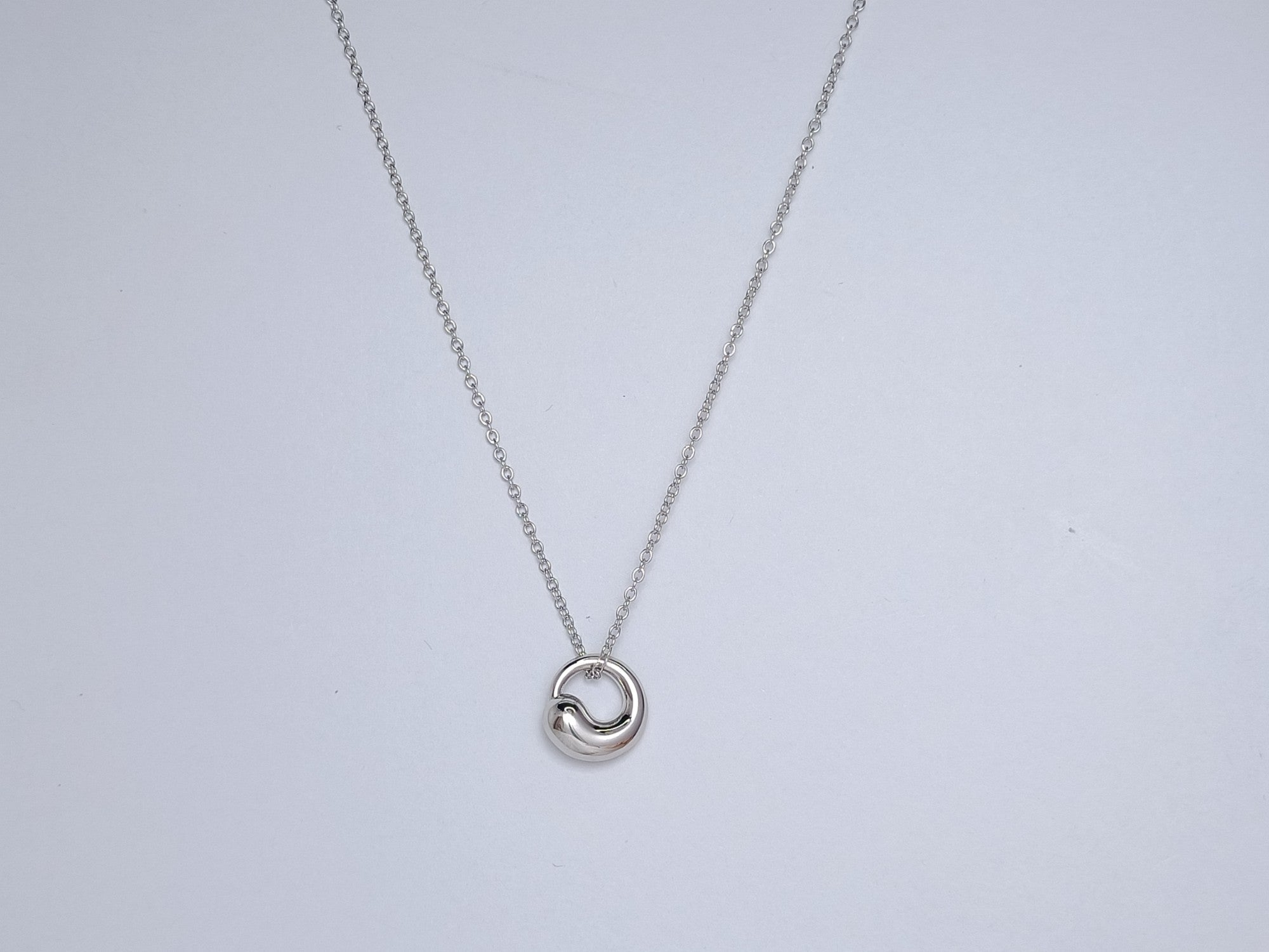 SNAIL PEDANT SILVER NECKLACE