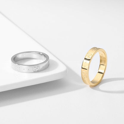 GG ENGRAVED 4MM RING