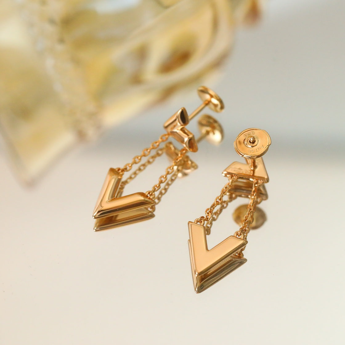 VOLT GOLD DROP EARRINGS