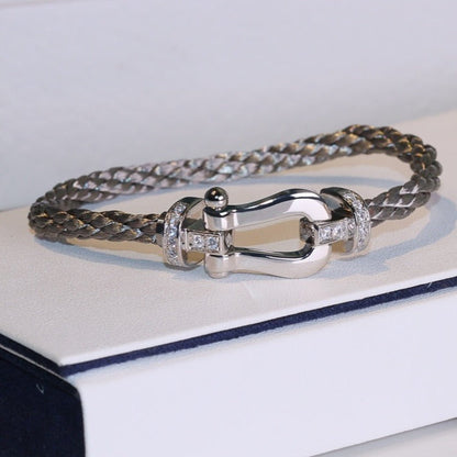 FORCE 10 SILVER DIAMOND BRACELET