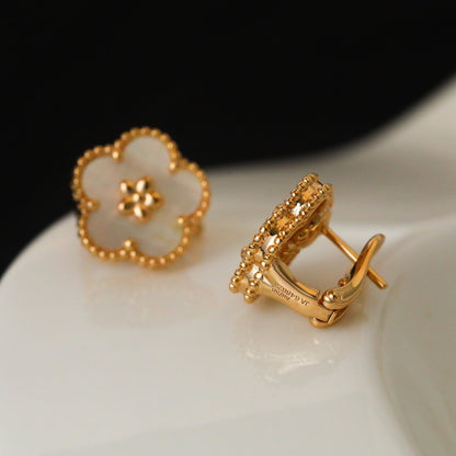 LUCKY SPRING PINK GOLD MOP EARRINGS