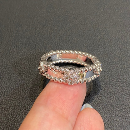 PERLEE SILVER DIAMOND RING