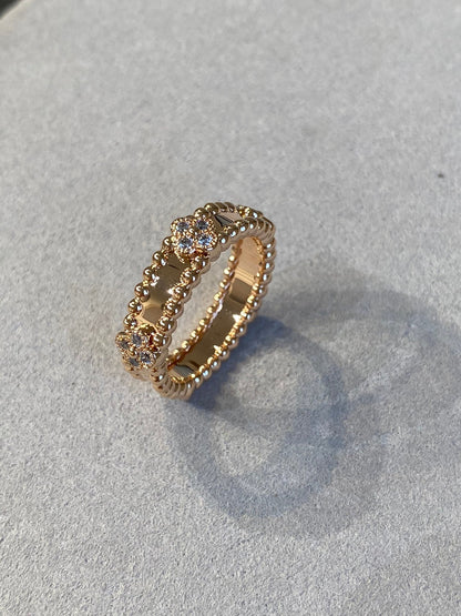 PERLEE PINK GOLD DIAMOND RING