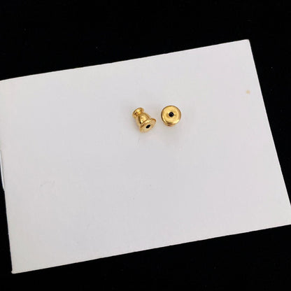 CD DROP GOLD EARRINGS