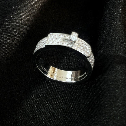 KELLY SILVER DIAMOND RING