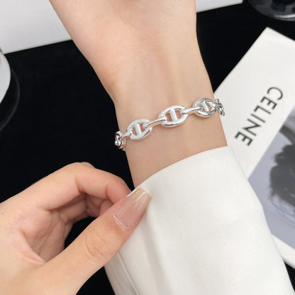 CHAINE SILVER OPEN BRACELET