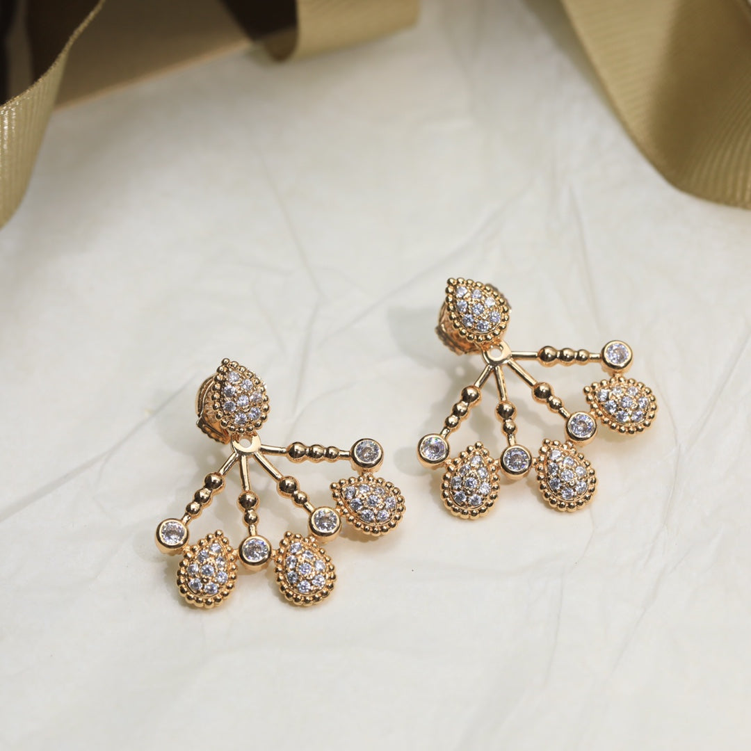 BOHEME DIAMOND 4 MOTIF EARRINGS