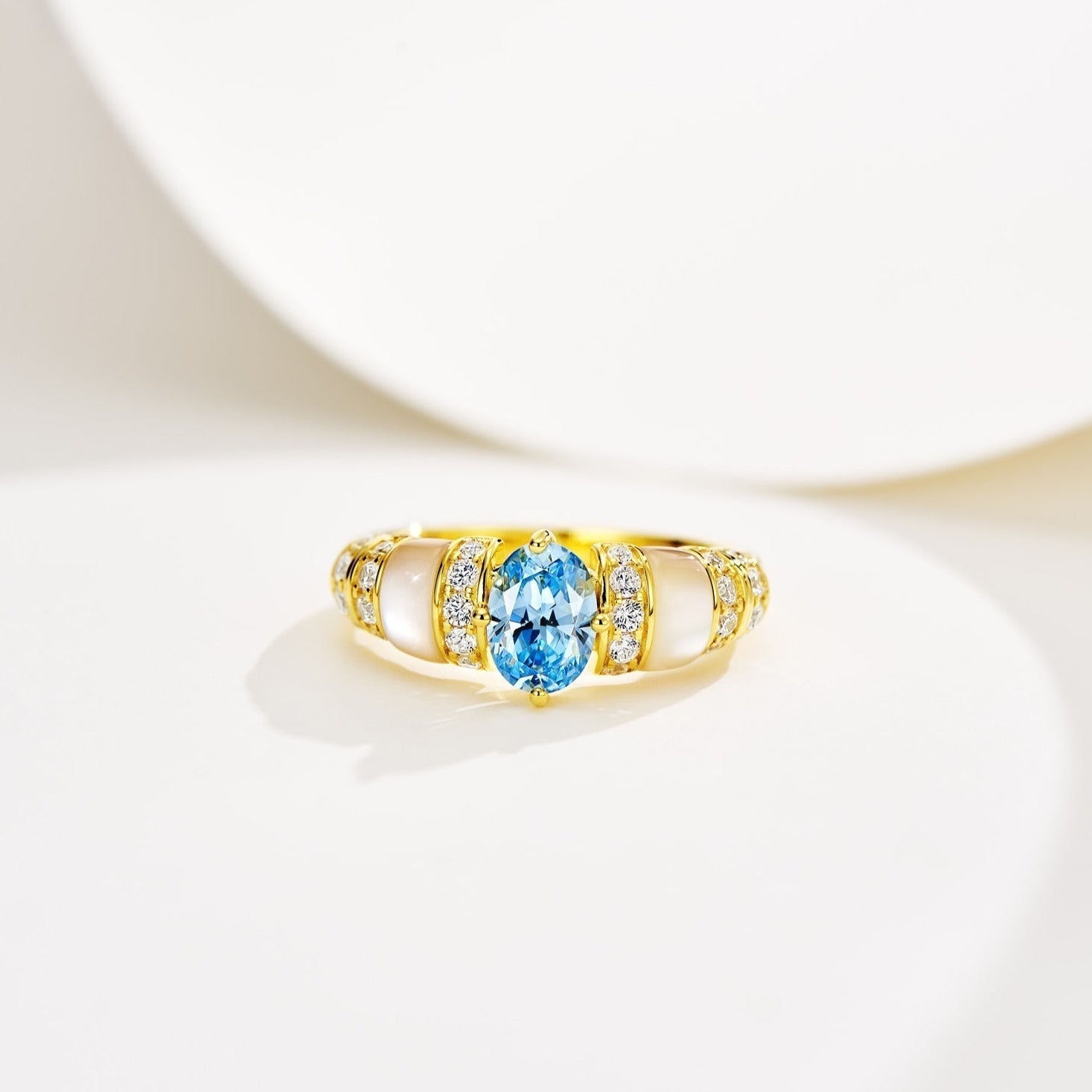 PARAIBA GOLD DIAMOND RING