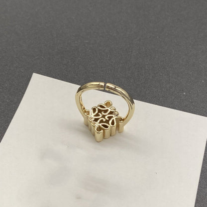 ANAGRAM GOLD OPEN RING