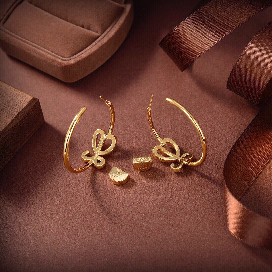 LOEW GOLD HOOP EARRINGS