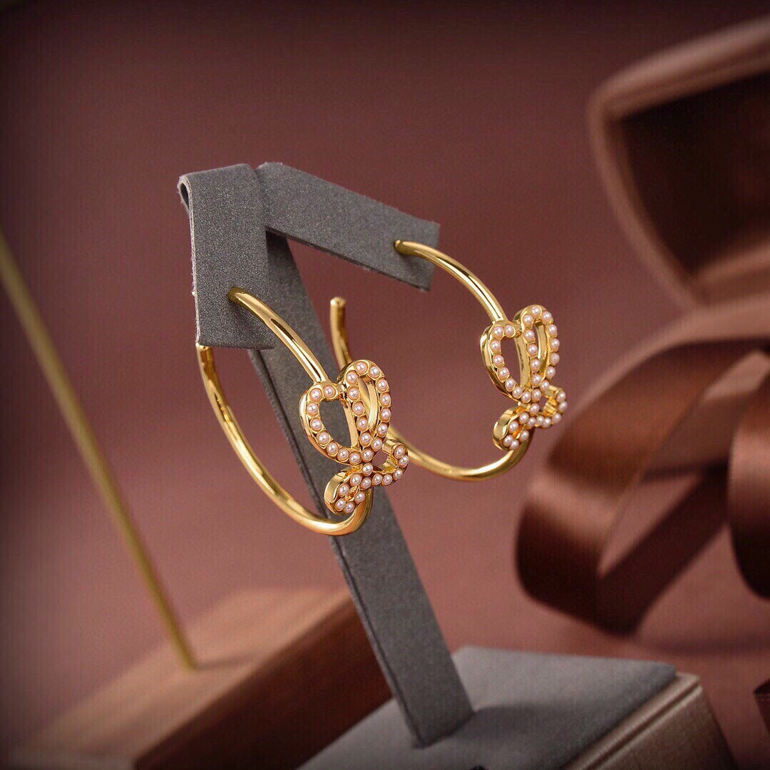 LOEW GOLD HOOP EARRINGS