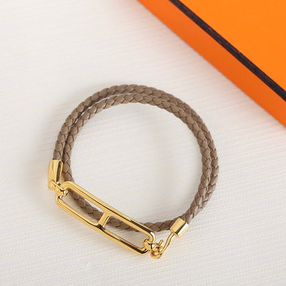 TOULIS DOUBLE TOUR GOLD BRACELET