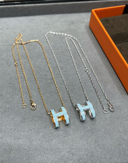 POP H SKY BLUE NECKLACE