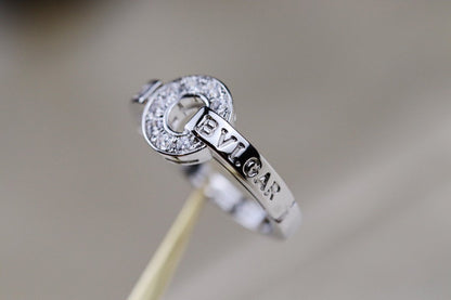 BV SILVER DIAMOND RING