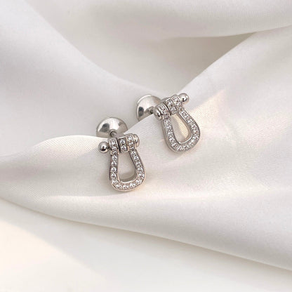 FORCE 10 FULL DIAMOND STUD EARRINGS MINI MODEL