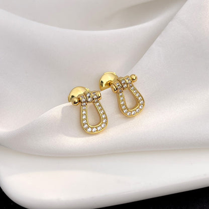 FORCE 10 FULL DIAMOND STUD EARRINGS MINI MODEL