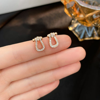 FORCE 10 FULL DIAMOND STUD EARRINGS MINI MODEL