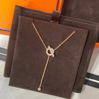 FINESSE PINK GOLD DIAMOND NECKLACE