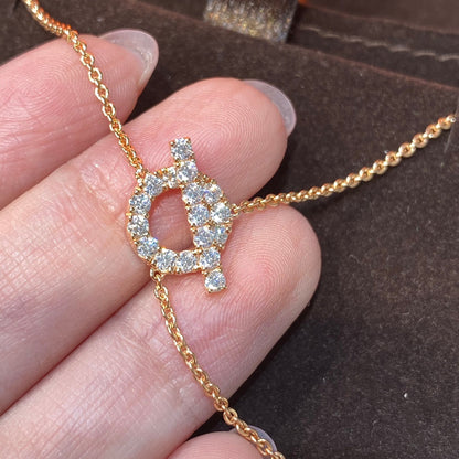 FINESSE PINK GOLD DIAMOND NECKLACE