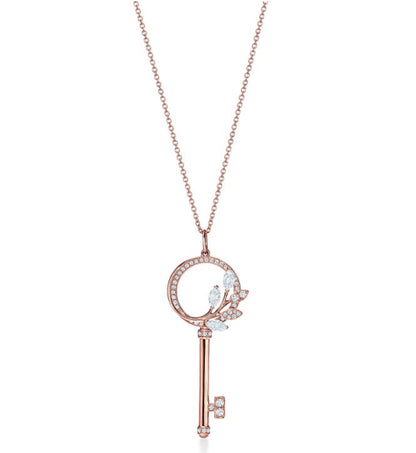 VICTORIA KEY DIAMOND NECKLACE