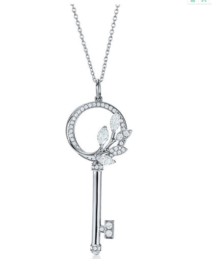 VICTORIA KEY DIAMOND NECKLACE