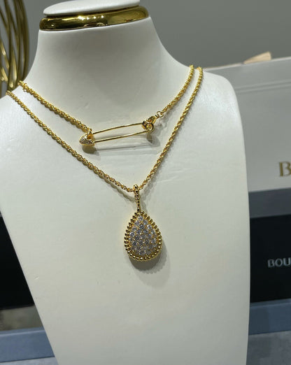 BOHEME DIAMOND LONG NECKLACE