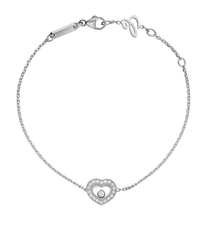 HAPPY HEART BRACELET SILVER DIAMOND