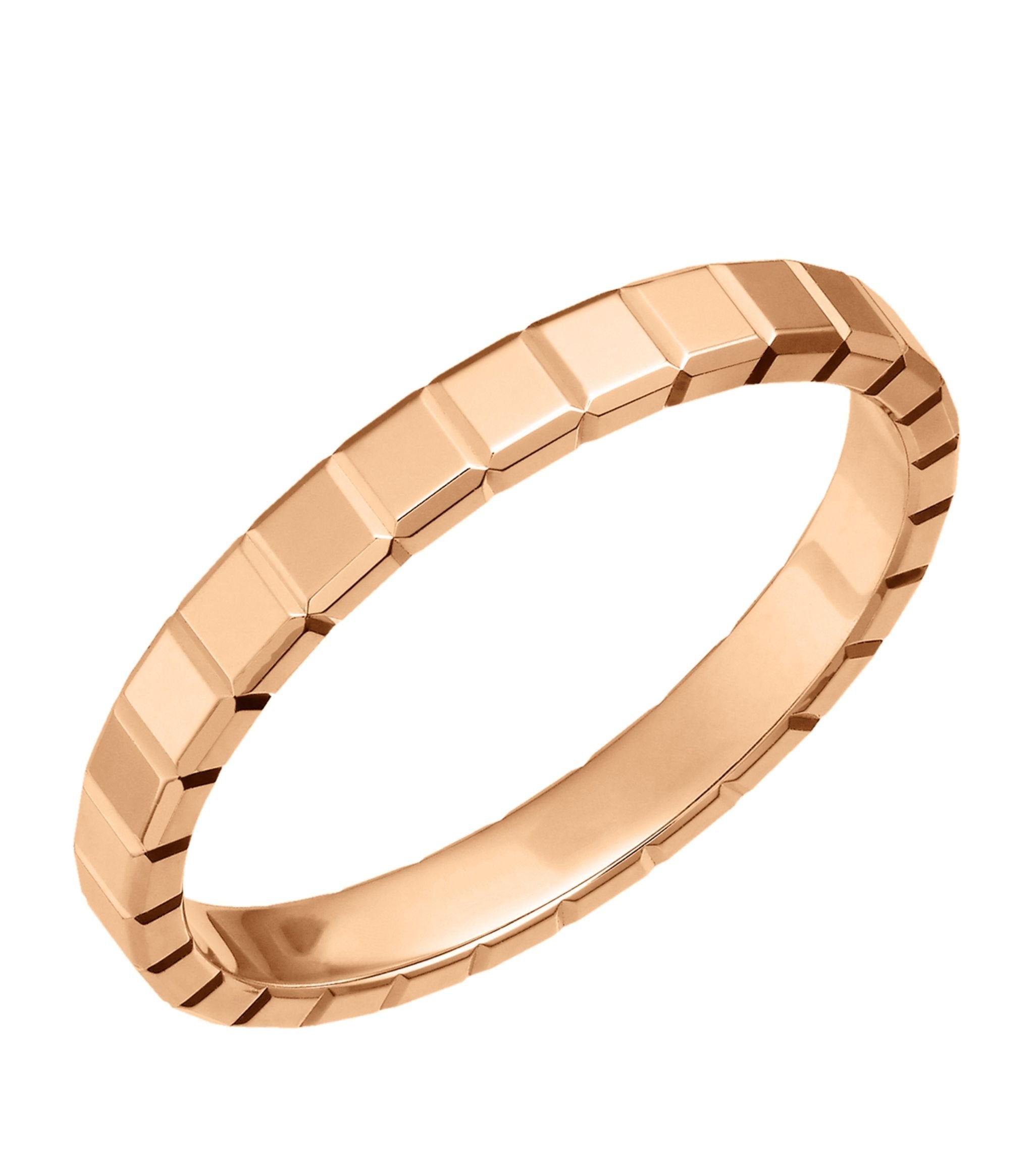 ICE CUBA RING PINK GOLD